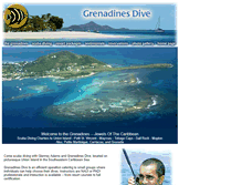 Tablet Screenshot of grenadinesdive.com